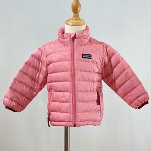 Pink puffer Jacket Patagonia 12 mo